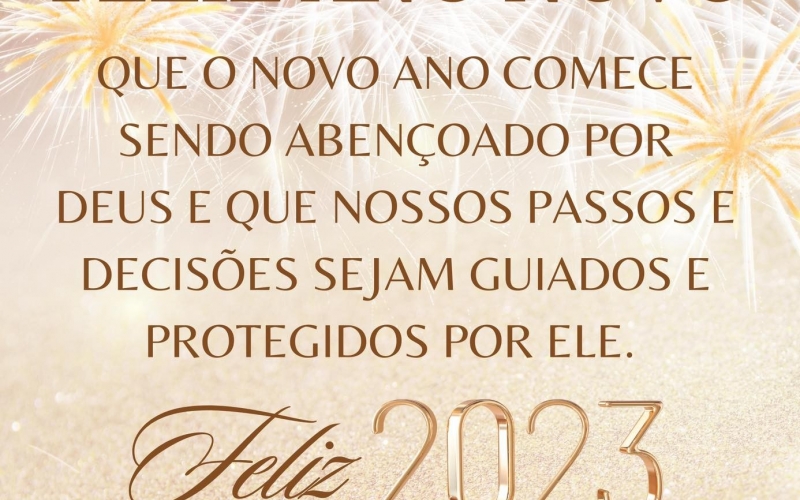 FELIZ ANO NOVO!