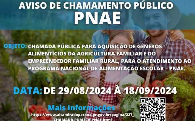 AVISO DE CHAMAMENTO PÚBLICO 