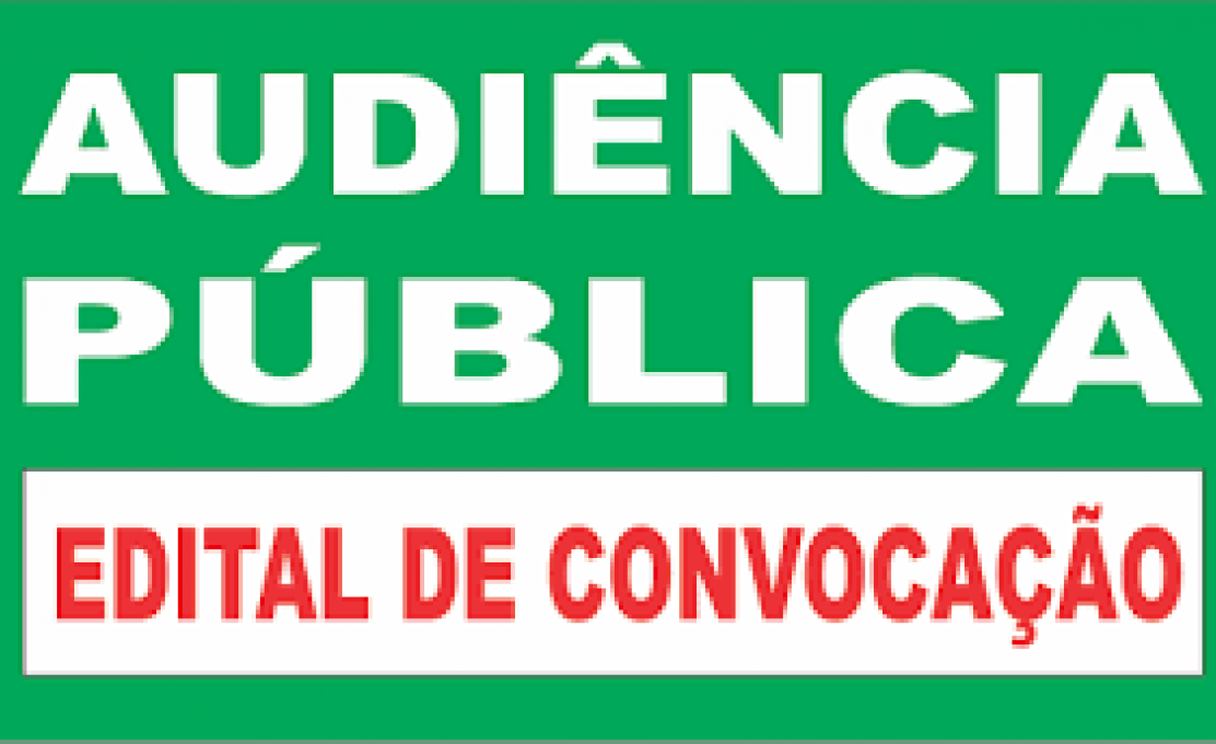   Edital De ConvocaÇÃo De AudiÊncia PÚblica PrestaÇÃo De Contas Da SaÚde -  1�...