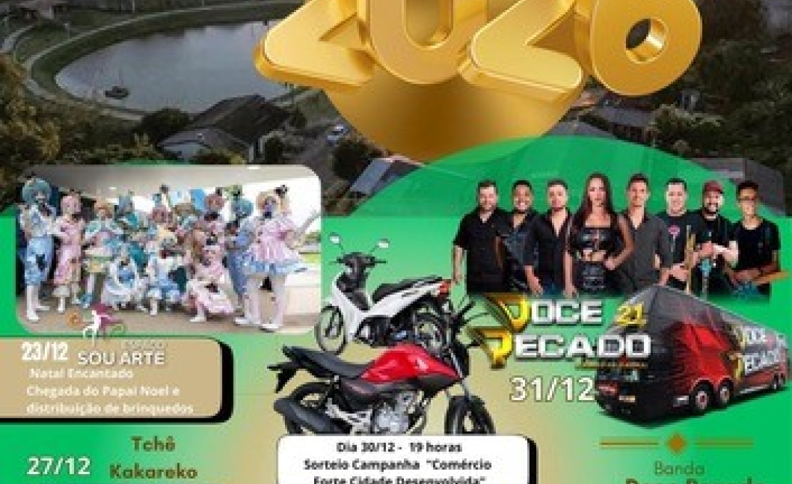 Confira a programação do Reveillon 2026 em Altamira do Paraná