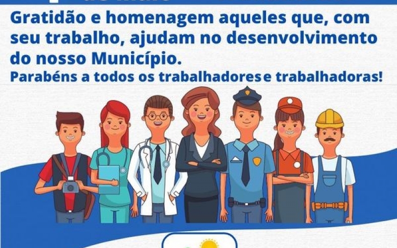 FELIZ DIA DO TRABALHADOR!