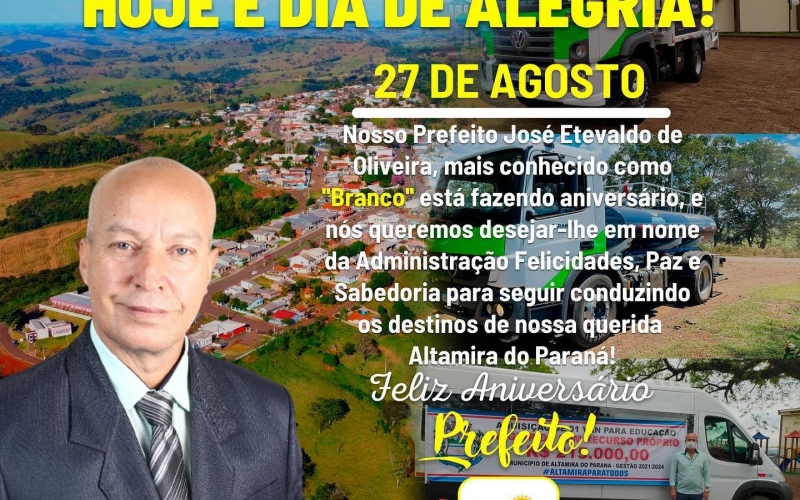 Parabéns Prefeito