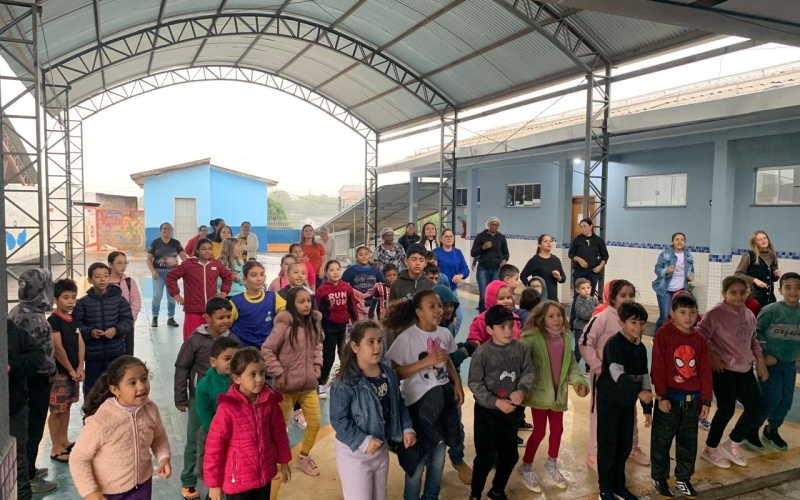 Dia do Desafio movimentou a  atividade física hoje em Altamira do Paraná