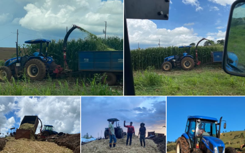 Prefeitura e Secretaria de Agricultura atendem 27 produtores com silagem