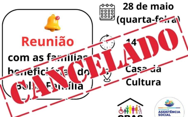 Reunião do Bolsa Família foi adiada e terá nova data marcada
